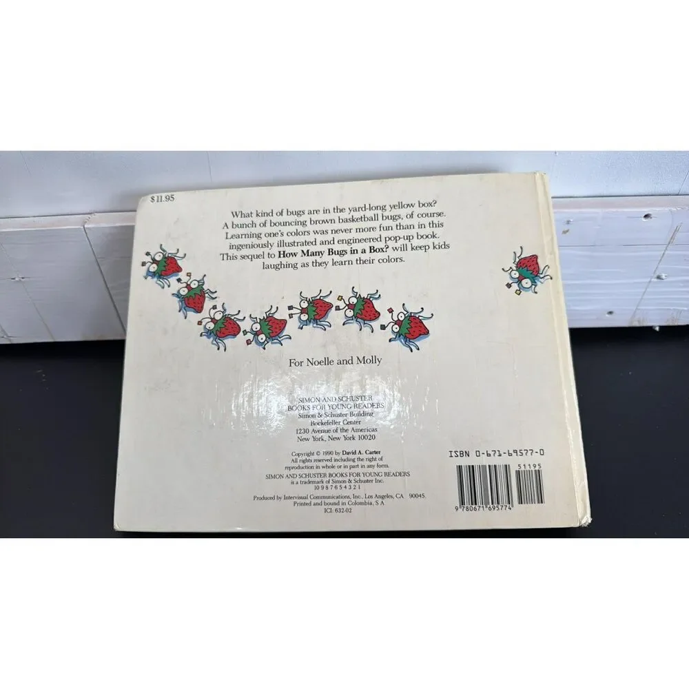 More Bugs In Boxes By David A. carter Hardcover Pop Up